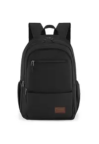 Ghiozdan scoala fete - baieti - Negru - Dimensiuni 40x27x12 cm - Capalcitate 13L - Impermeabil - Rucsac adolescenti - Calsele 5-8 - Liceu - Universitate - Usor - Bretele confortabile - Casual - Sport - ZG945