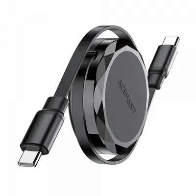 Cablu Date si Incarcare USB-C - USB-C Acefast C13-03, 60W, 0.8m, Negru