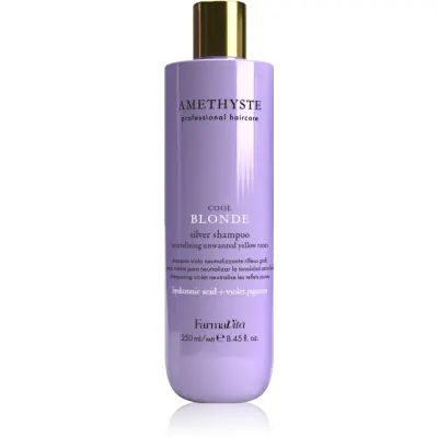 FarmaVita Amethyste Cool Blonde sampon violet pentru parul blond cu suvite 250 ml