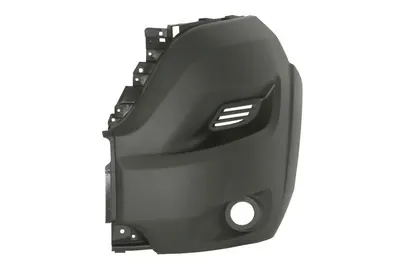 Flaps bara protectie Fata Stanga model fara grilaj cu locas proiector, gri inchis potrivit CITROEN JUMPER I, JUMPER II; FIAT DUCATO; PEUGEOT BOXER