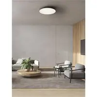 Plafoniera LINUS Nisipiu Negru Aluminiu & Acrylic LED 50W 220-240V 3741Lm IP20 3000K Triac Dimabil