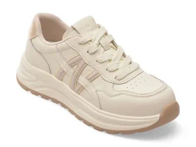 Pantofi sport FLAVIA PASSINI albi, 2830, din piele naturala