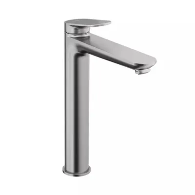 Baterie lavoar Duravit Wave WA1040002070, marime XL, cartus ceramic, monocomanda, 297 mm, Otel satinat