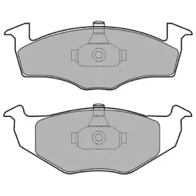 Set placute frana, frana disc DELPHI LP1601