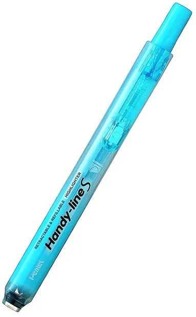 Textmarker automat Pentel - SXS15, albastru