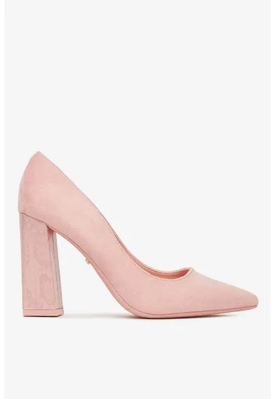 Pantofi din material textil roz - Roz
