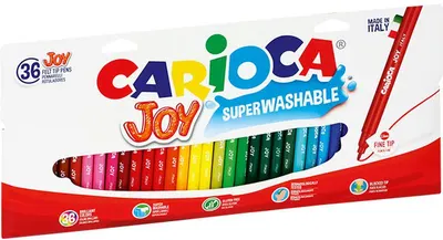 Set carioci superlavabile Carioca Joy - 36 culori