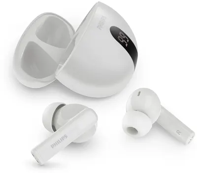 Căști fără fir Philips - TAT2520WT/00, TWS, ANC, alb