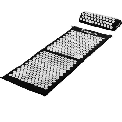 Covoras de presopunctura MOVIT® cu perna 130x50, negru