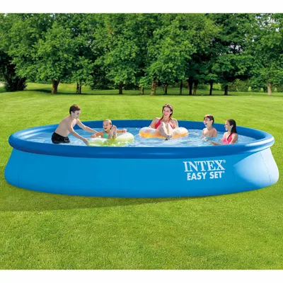 Intex Piscină "Easy Set" cu sistem de filtrare, 457x84 cm