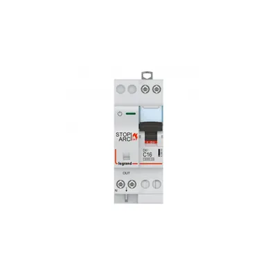 DX³ Stop Arc 6000 cu top side supply - 1P+N on left-hand side 230 V~ - 16 A - 2 module - C curba