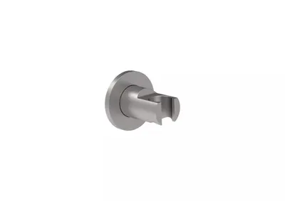 Suport para dus Roca Wall Round A5B1350SM0, aparent, universal, mat, Otel satinat