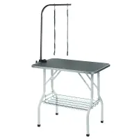 Masa de toaletat pliabila pentru animale de companie, marimea L, doua lese, maxim 70 kg
