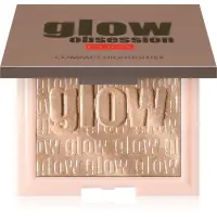 PUPA Milano Glow Obsession Pudra compacta ce ofera luminozitate culoare 100 - Light Gold 6 g