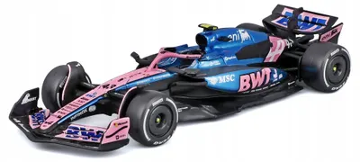 Mașinuță metalică Bburago - Alpine F1 A525, Franco Colapinto, 1:43