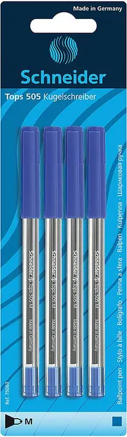 Pixuri Schneider Tops 505 - M, albastru, 4 buc