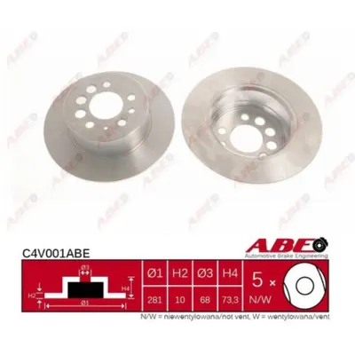 Disc frana ABE C4V001ABE