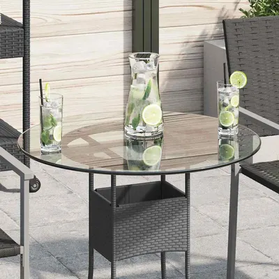 vidaXL Blat masă din sticlă securizată, rotund, 600 mm
