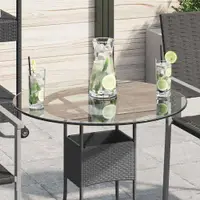 vidaXL Blat masă din sticlă securizată, rotund, 600 mm