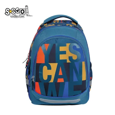 Ghiozdan anatomic Light, Yes We Can, 41x28x17 cm, S-COOL