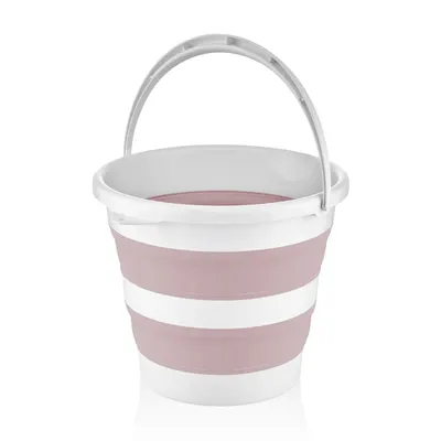 Galeata pliabila BabyJem Pink pentru baie