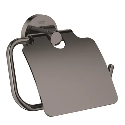 Suport hartie igienica Grohe Essentials 40367A01, 1 rola, fixare ascunsa, lucios, Hard Graphite