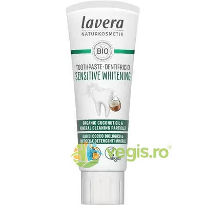 Pasta de Dinti pentru Albire Dantura Sensibila cu Minerale si Cocos 75ml