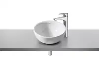 Lavoar Roca Bol A327876000, montare pe blat, 42 cm, Alb