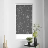 Jaluzea gri antracit din material textil 60x180 cm Forelista – douceur d'intérieur