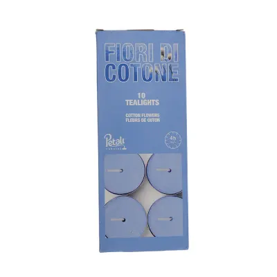Set 10 lumanari parfumate cu Flori de bumbac