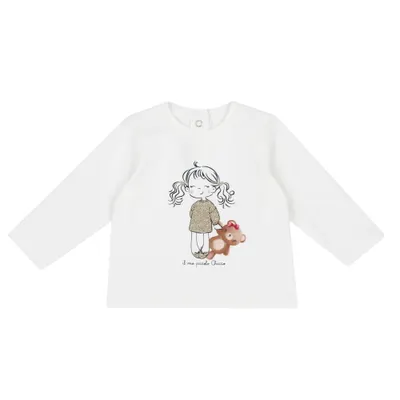 Bluza copii Chicco, alb, 00159-69MFCO