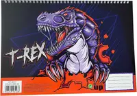 Bloc de schițe cu spirală Back Me Up - T-Rex, 30 file