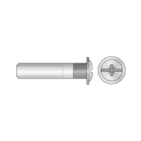 Piulita Conector Cap Bombat Saiba Otel Zincat-M4x25