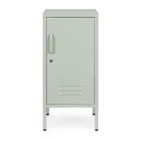 Dulap verde salvie din metal cu încuietoare 35x76x40 cm Cambridge – Yes Everyday