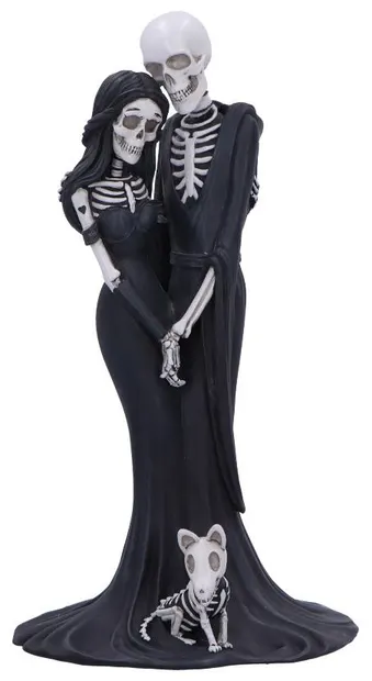 Statuetă Nemesis Now Adult: Gothic - Eternal Companion, 24 cm