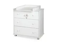 Mobilier Camera Copii Si Bebelusi Safari Alb