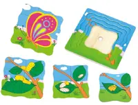 Puzzle educațional Viga - Evoluția unui fluture