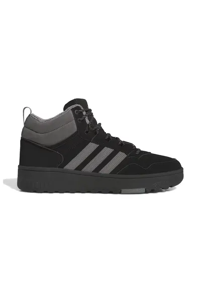 Pantofi mid-high de iarna Hoops 4.0 pentru baschet - Negru/Gri deschis