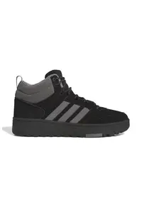 Pantofi mid-high de iarna Hoops 4.0 pentru baschet - Negru/Gri deschis