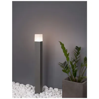 Pitic STICK Inchis Gray Aluminiu Alb Acrylic E27 1x16 Wat 220-240 Volt 50Hz -IP54