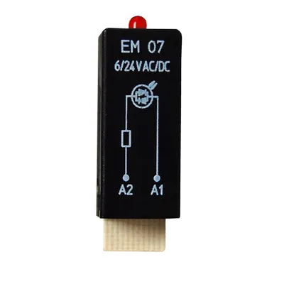 Modul LED rosu 6/24 VAC/DC pt.relee PT