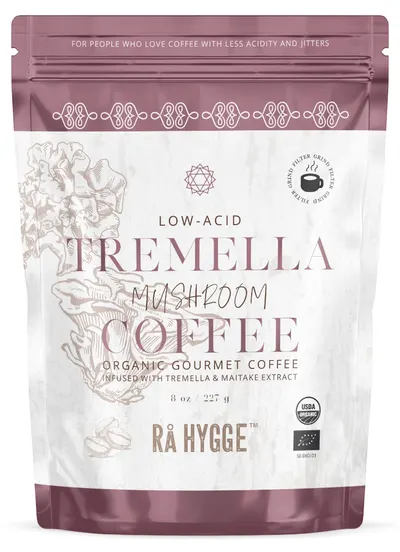 Cafea gourmet Arabica cu Tremella și Maitake, pentru filtru, 227 g, Ra Hygge