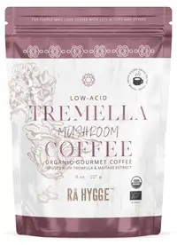 Cafea gourmet Arabica cu Tremella și Maitake, pentru filtru, 227 g, Ra Hygge