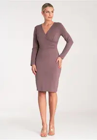 Rochie mulata - simpla - eleganta - viscoza - Maro