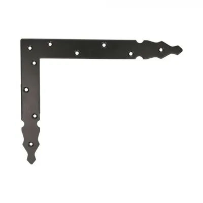 Coltar Decorativ Stanga Model Aragon, 300x240x4.0 mm, Finisaj Negru