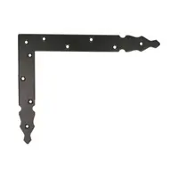 Coltar Decorativ Stanga Model Aragon, 300x240x4.0 mm, Finisaj Negru