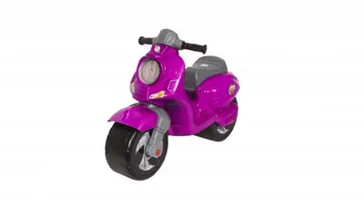 Motocicleta pentru copii Novokids Vespa Scooter Mini Roz, fara pedale, greutate suportata 30 kg, roti late, stabilitate mare