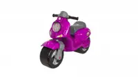Motocicleta pentru copii Novokids Vespa Scooter Mini Roz, fara pedale, greutate suportata 30 kg, roti late, stabilitate mare