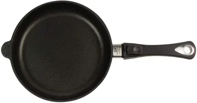 Tigaie cu maner mobil AMT - Gastroguss, 20 cm, negru