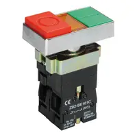 Control buton LAY5-BW8465 I-O duble with bias lighting